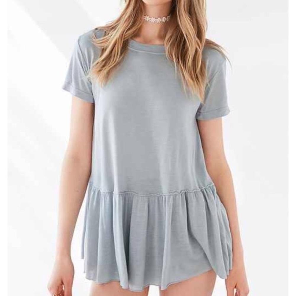 Urban Outfitters Truly Marley Deeply Peplum Top